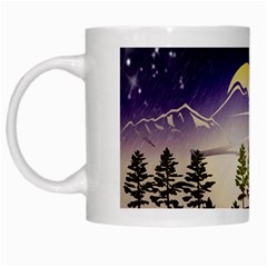 Background Christmas Snow Figure White Mugs