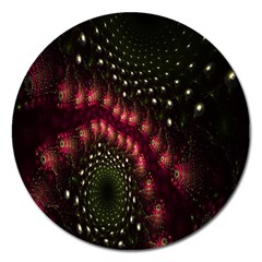 Background Texture Pattern Magnet 5  (round)