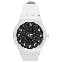 Emboss Luxury Artwork Depth Round Plastic Sport Watch (m) by Nexatart