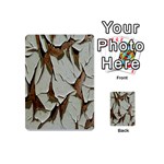 Dry Nature Pattern Background Playing Cards 54 (Mini)  Back