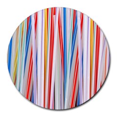 Background Decorate Colors Round Mousepads