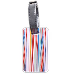 Background Decorate Colors Luggage Tags (One Side) 