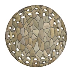 Tile Steinplatte Texture Round Filigree Ornament (two Sides) by Nexatart