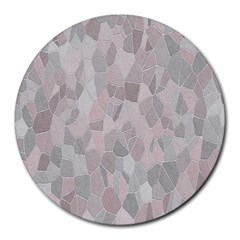 Pattern Mosaic Form Geometric Round Mousepads by Nexatart