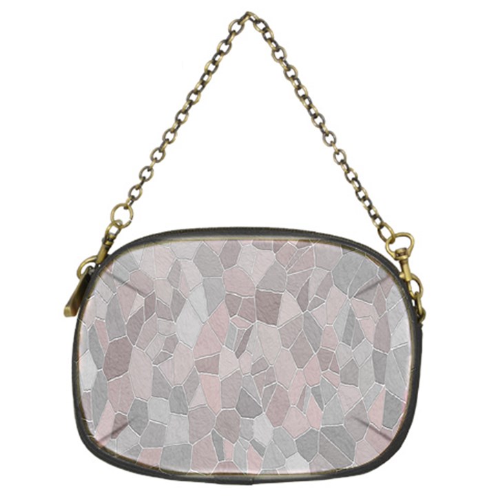 Pattern Mosaic Form Geometric Chain Purses (Two Sides) 