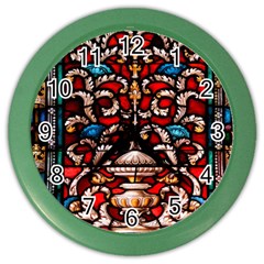 Decoration Art Pattern Ornate Color Wall Clocks