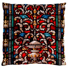 Decoration Art Pattern Ornate Standard Flano Cushion Case (one Side) by Nexatart