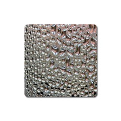 Droplets Pane Drops Of Water Square Magnet by Nexatart