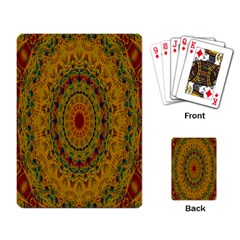 India Mystic Background Ornamental Playing Card by Nexatart