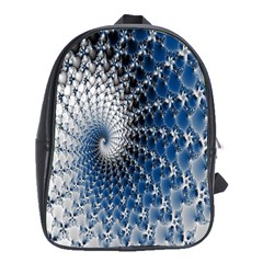 Mandelbrot Fractal Abstract Ice School Bag (xl)