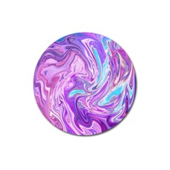 Abstract Art Texture Form Pattern Magnet 3  (round) by Nexatart