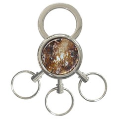 Rusty Texture Pattern Daniel 3-ring Key Chains