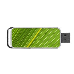 Leaf Plant Nature Pattern Portable Usb Flash (one Side) by Nexatart