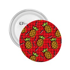 Fruit Pineapple Red Yellow Green 2 25  Buttons by Alisyart