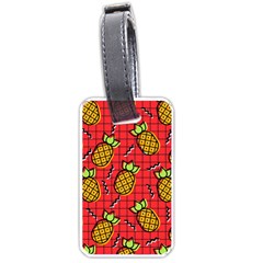 Fruit Pineapple Red Yellow Green Luggage Tags (two Sides)