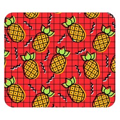 Fruit Pineapple Red Yellow Green Double Sided Flano Blanket (small) 