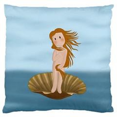The Birth Of Venus Standard Flano Cushion Case (one Side) by Valentinaart