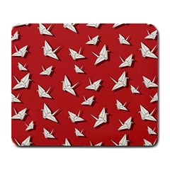 Paper Cranes Pattern Large Mousepads by Valentinaart