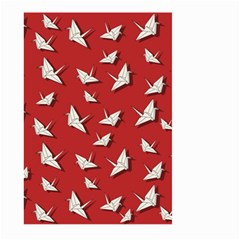 Paper Cranes Pattern Large Garden Flag (two Sides) by Valentinaart