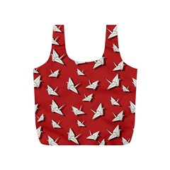 Paper Cranes Pattern Full Print Recycle Bags (s)  by Valentinaart