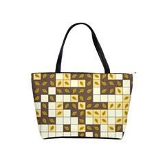 Autumn Leaves Pattern Shoulder Handbags by linceazul