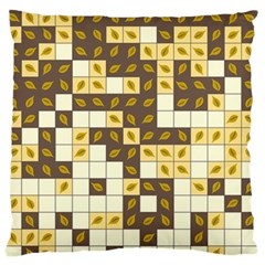Autumn Leaves Pattern Standard Flano Cushion Case (one Side) by linceazul