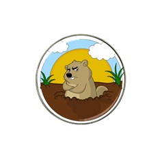 Groundhog Day Hat Clip Ball Marker (4 Pack)