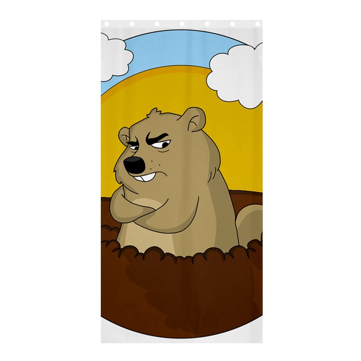 Groundhog day Shower Curtain 36  x 72  (Stall) 