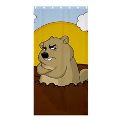 Groundhog Day Shower Curtain 36  X 72  (stall)  by Valentinaart