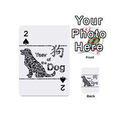 Year Of The Dog - Chinese New Year Playing Cards 54 (mini)  by Valentinaart