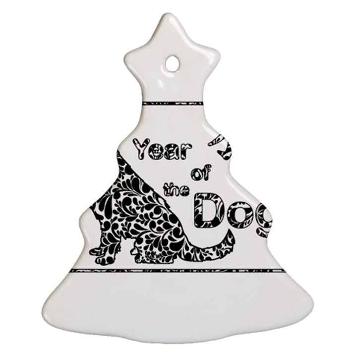 Year of the Dog - Chinese New Year Ornament (Christmas Tree) 