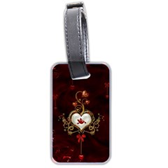 Wonderful Hearts With Dove Luggage Tags (two Sides) by FantasyWorld7