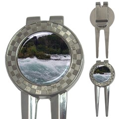 Sightseeing At Niagara Falls 3-in-1 Golf Divots by canvasngiftshop