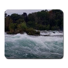 Sightseeing At Niagara Falls Large Mousepads by canvasngiftshop