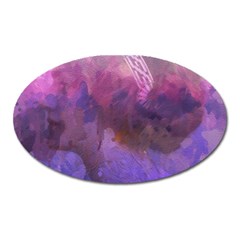 Ultra Violet Dream Girl Oval Magnet by NouveauDesign