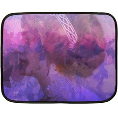 Ultra Violet Dream Girl Fleece Blanket (mini) by NouveauDesign