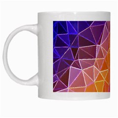 Crystalized Rainbow White Mugs by NouveauDesign