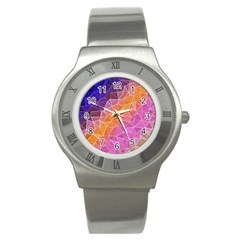 Crystalized Rainbow Stainless Steel Watch by NouveauDesign