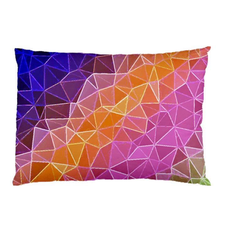 crystalized rainbow Pillow Case (Two Sides)