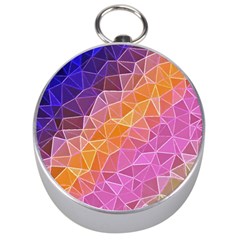 Crystalized Rainbow Silver Compasses by NouveauDesign