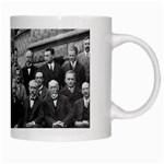 1927 Solvay Conference on Quantum Mechanics White Mugs Right