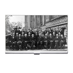 1927 Solvay Conference On Quantum Mechanics Business Card Holders by thearts