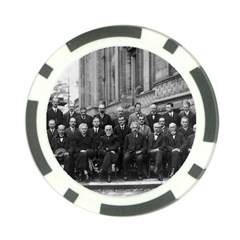 1927 Solvay Conference On Quantum Mechanics Poker Chip Card Guard (10 Pack) by thearts