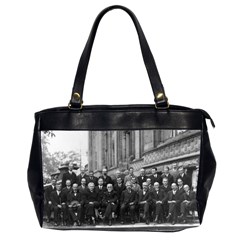 1927 Solvay Conference On Quantum Mechanics Office Handbags (2 Sides)  by thearts