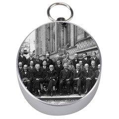 1927 Solvay Conference On Quantum Mechanics Silver Compasses by thearts