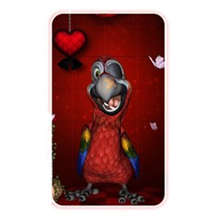 Funny, Cute Parrot With Butterflies Memory Card Reader by FantasyWorld7