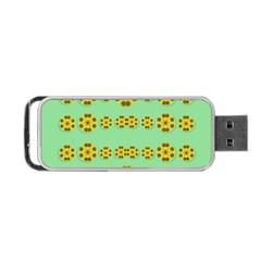 Sun Flowers For The Soul At Peace Portable Usb Flash (one Side)