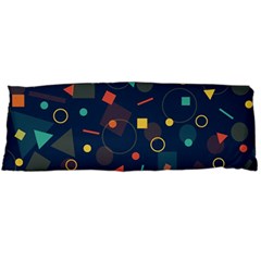 Blue Background Backdrop Geometric Body Pillow Case (dakimakura)