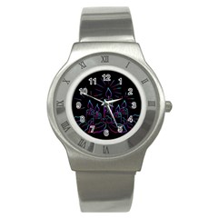 Advent Wreath Candles Advent Stainless Steel Watch by Nexatart