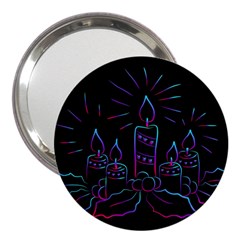 Advent Wreath Candles Advent 3  Handbag Mirrors by Nexatart